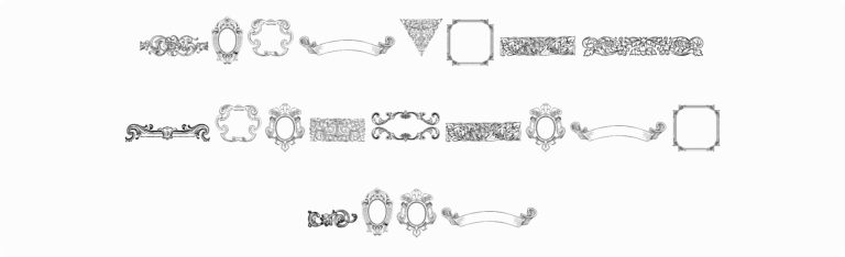 Mortised Ornaments Font Download