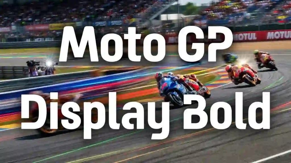 Moto GP Display Bold