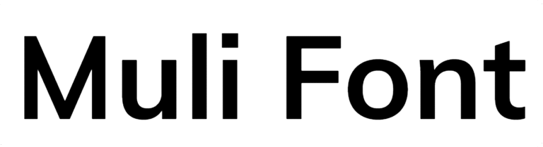 Muli Font Download
