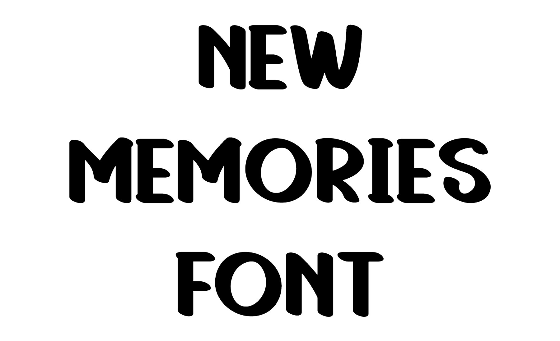 New Memories Font Download