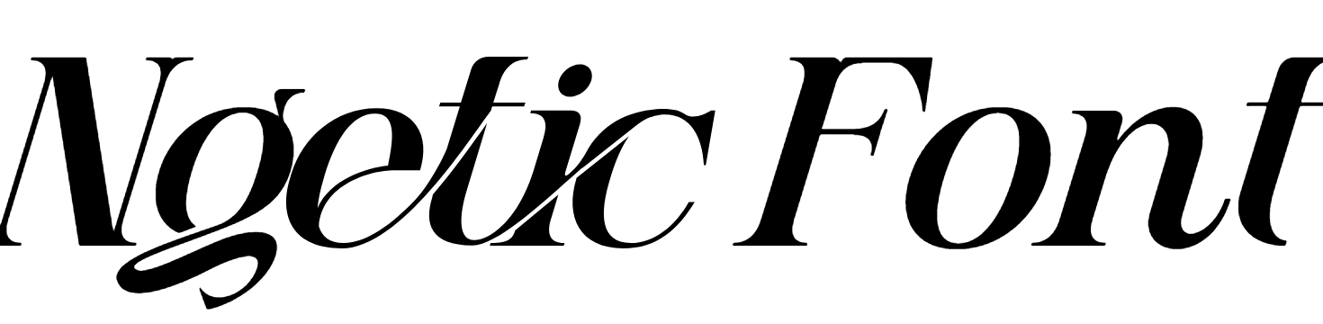 Ngetic Font Download