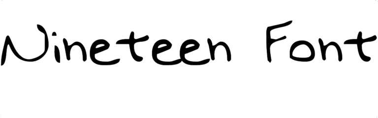 Nineteen Font Download