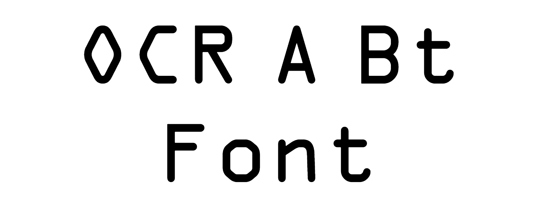 OCR A Bt Font Download