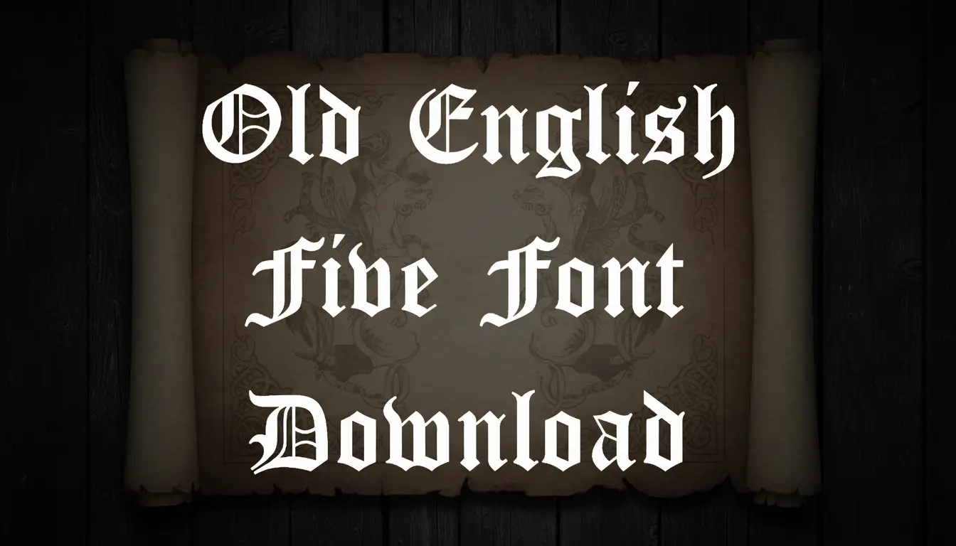 Old English Five Font Download