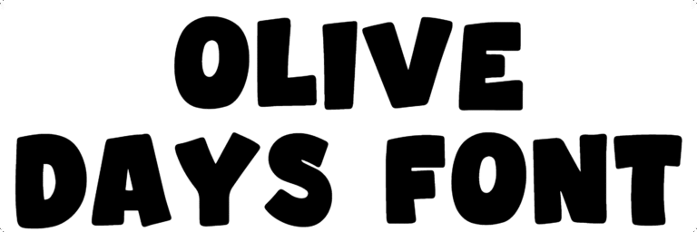 Olive Days Font Download