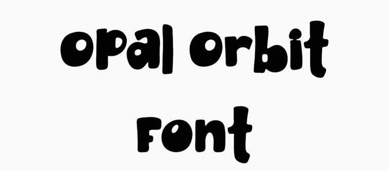 Opal Orbit Font Download