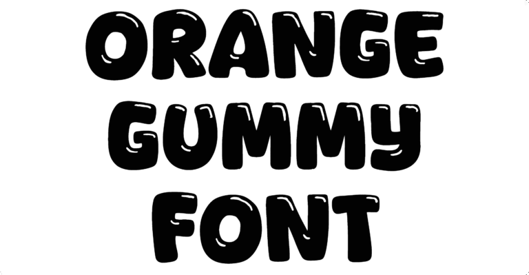 Orange Gummy Font Download