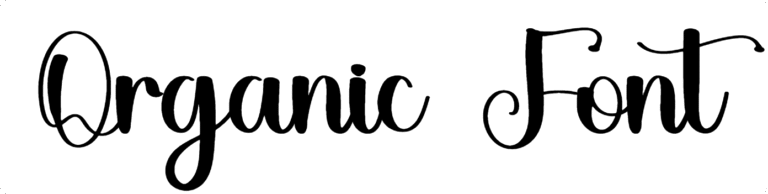 Organic Font free Download