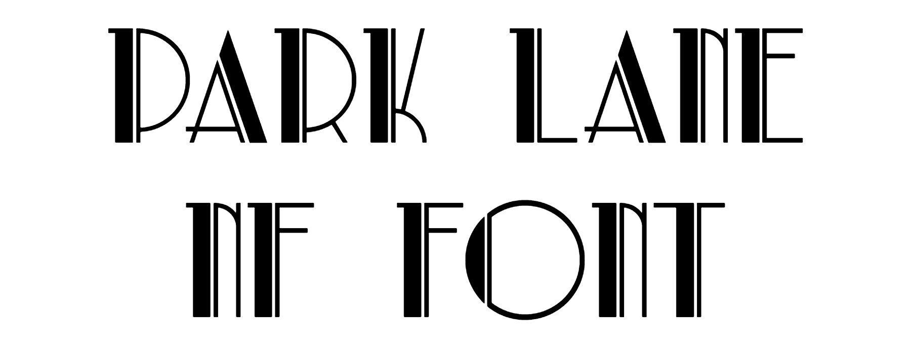 Park Lane NF Font Download