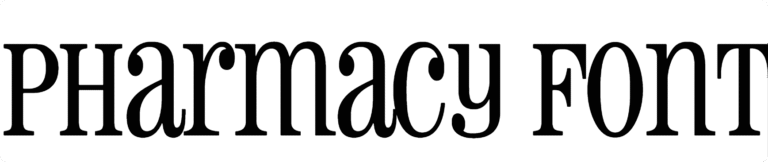 Pharmacy Font Download