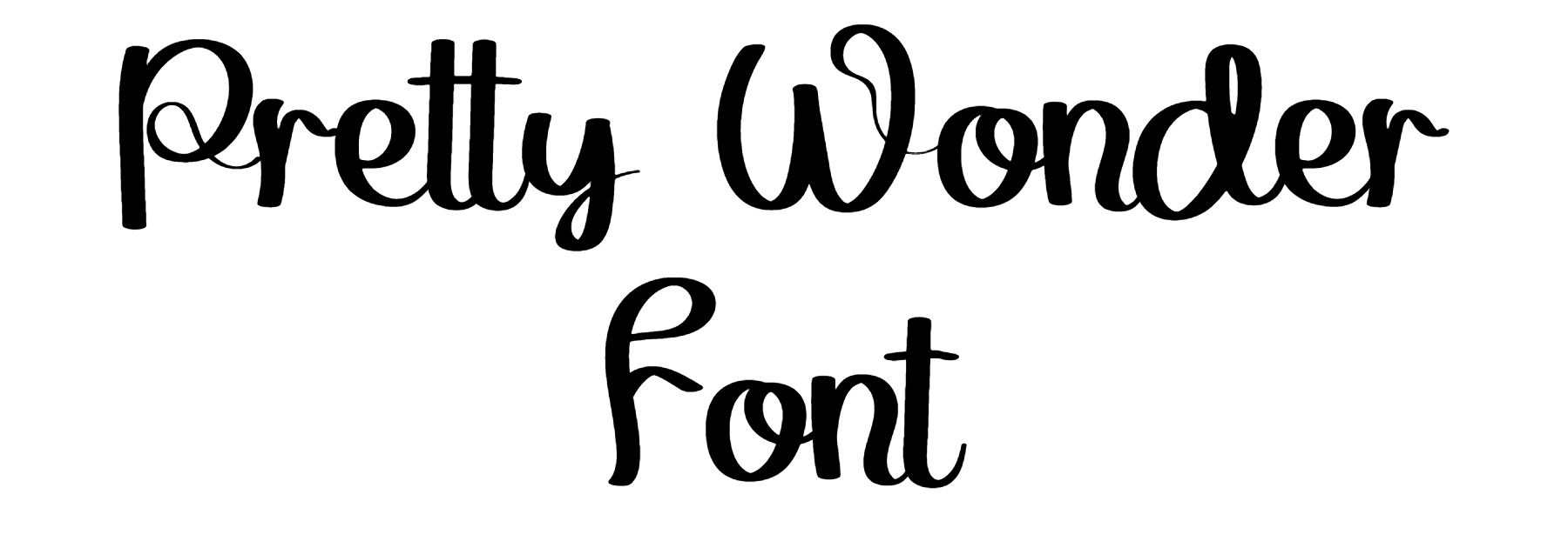 Pretty Wonder Font Download