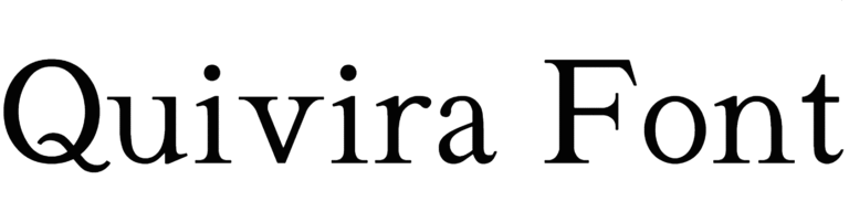 Quivira Font Download