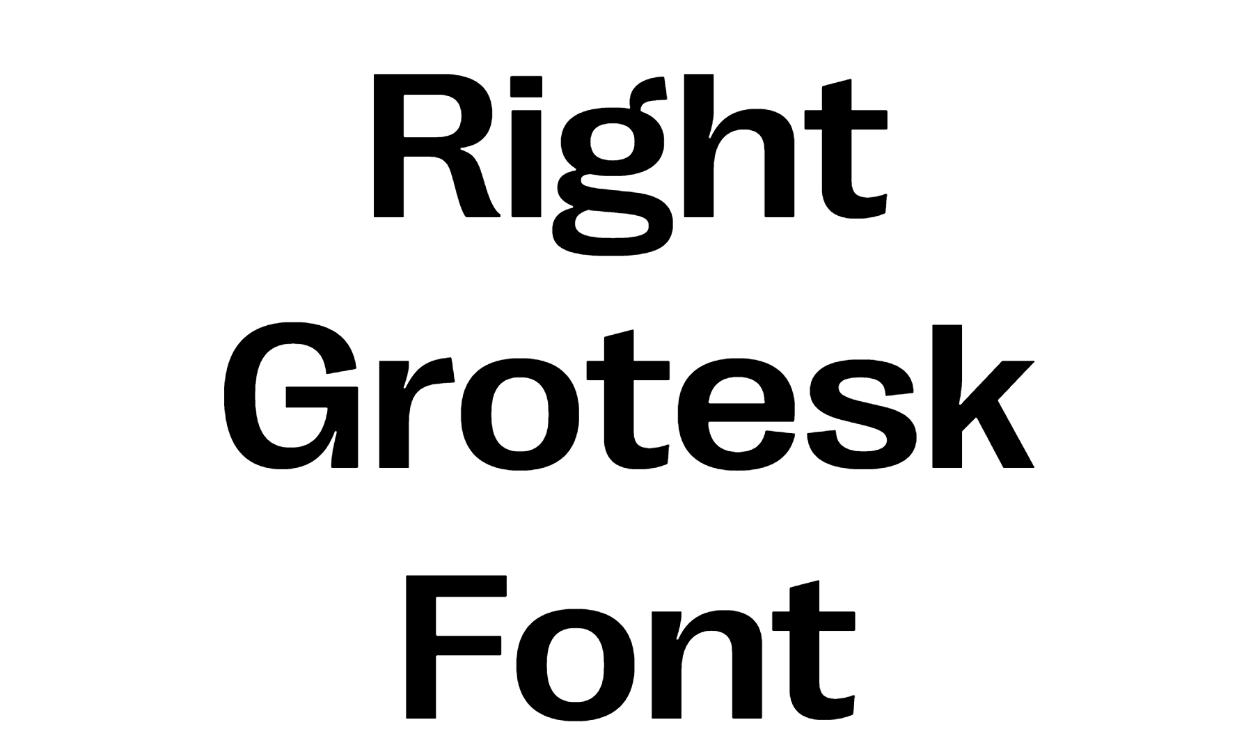 Right Grotesk Font Download