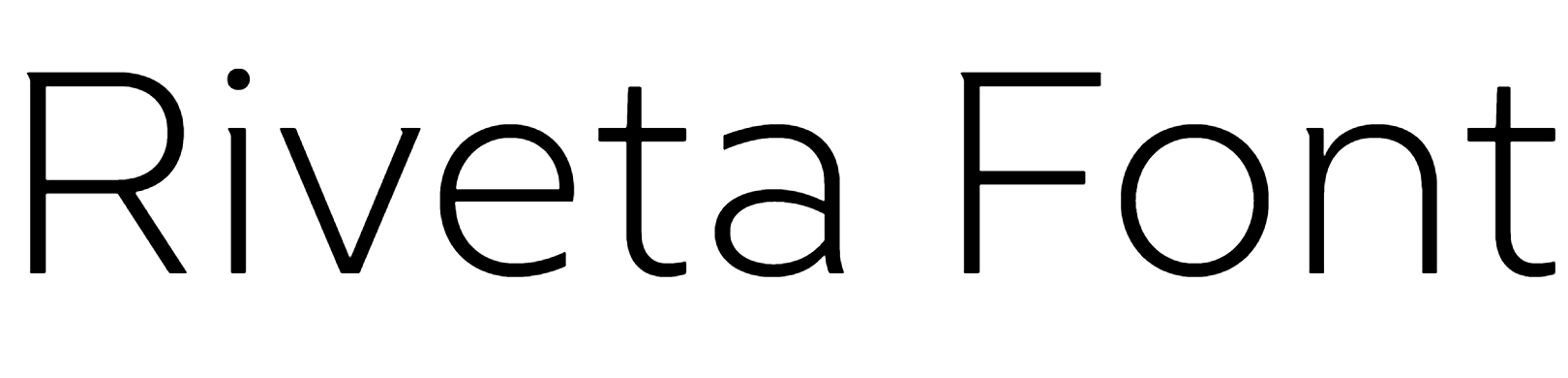 Riveta Font Download