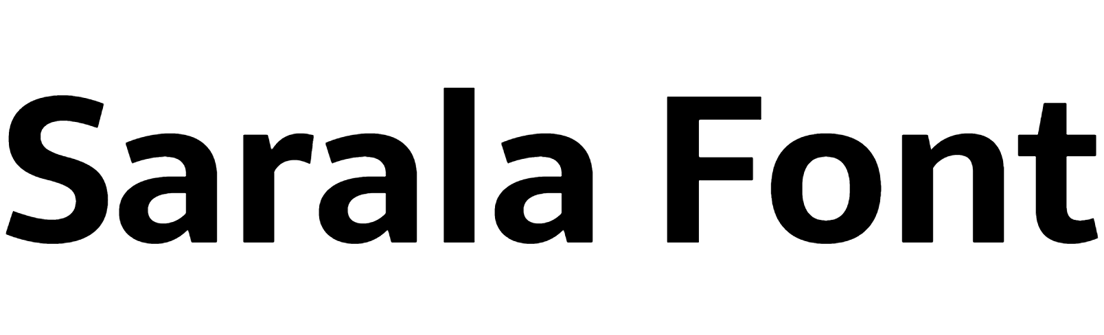 Sarala Font Download