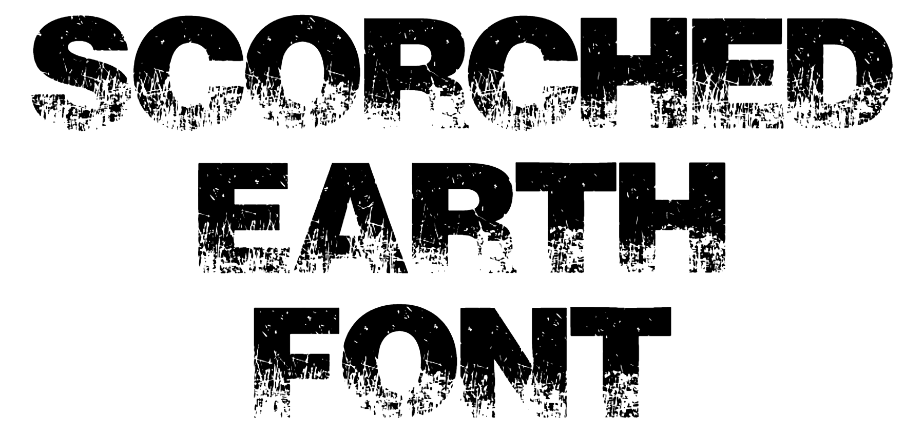 Scorched Earth Font Download