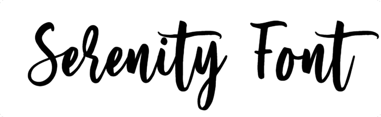 Serenity Font Download