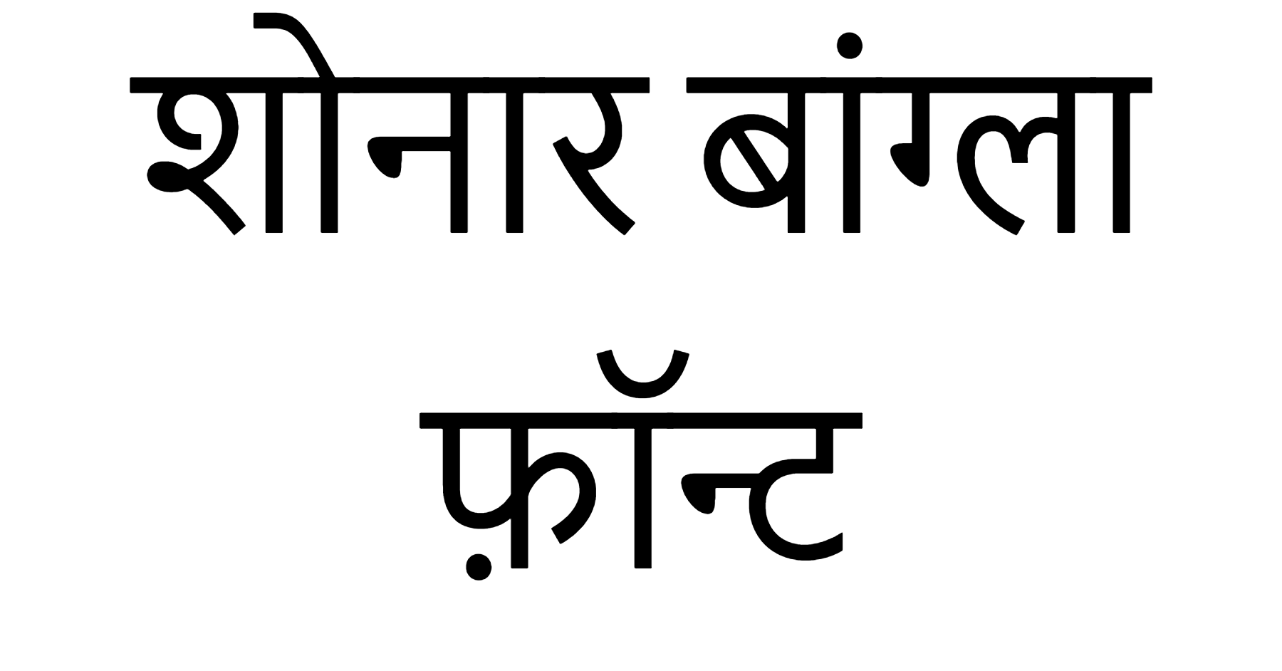 Shonar Bangla Font Download