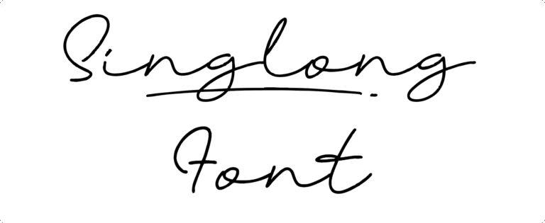 SingLong Font preview