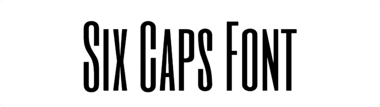 Six Caps Font Download