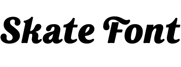 Skate Font Download