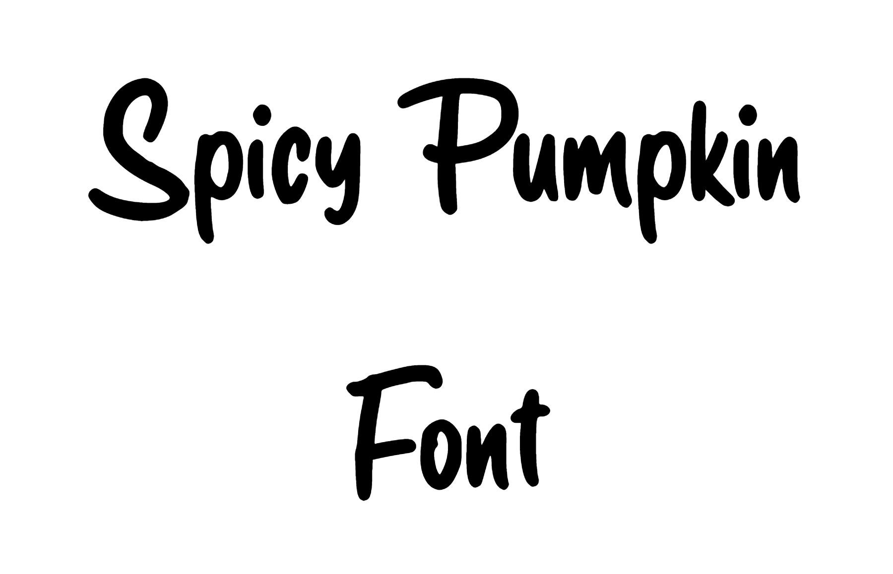 Spicy Pumpkin Font Download