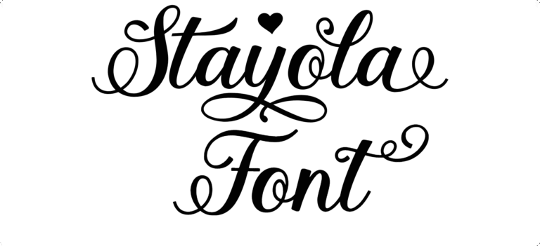 Stayola Font Download
