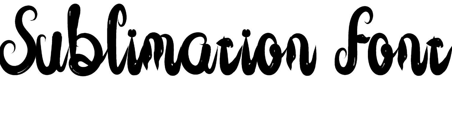 Sublimation Font Download