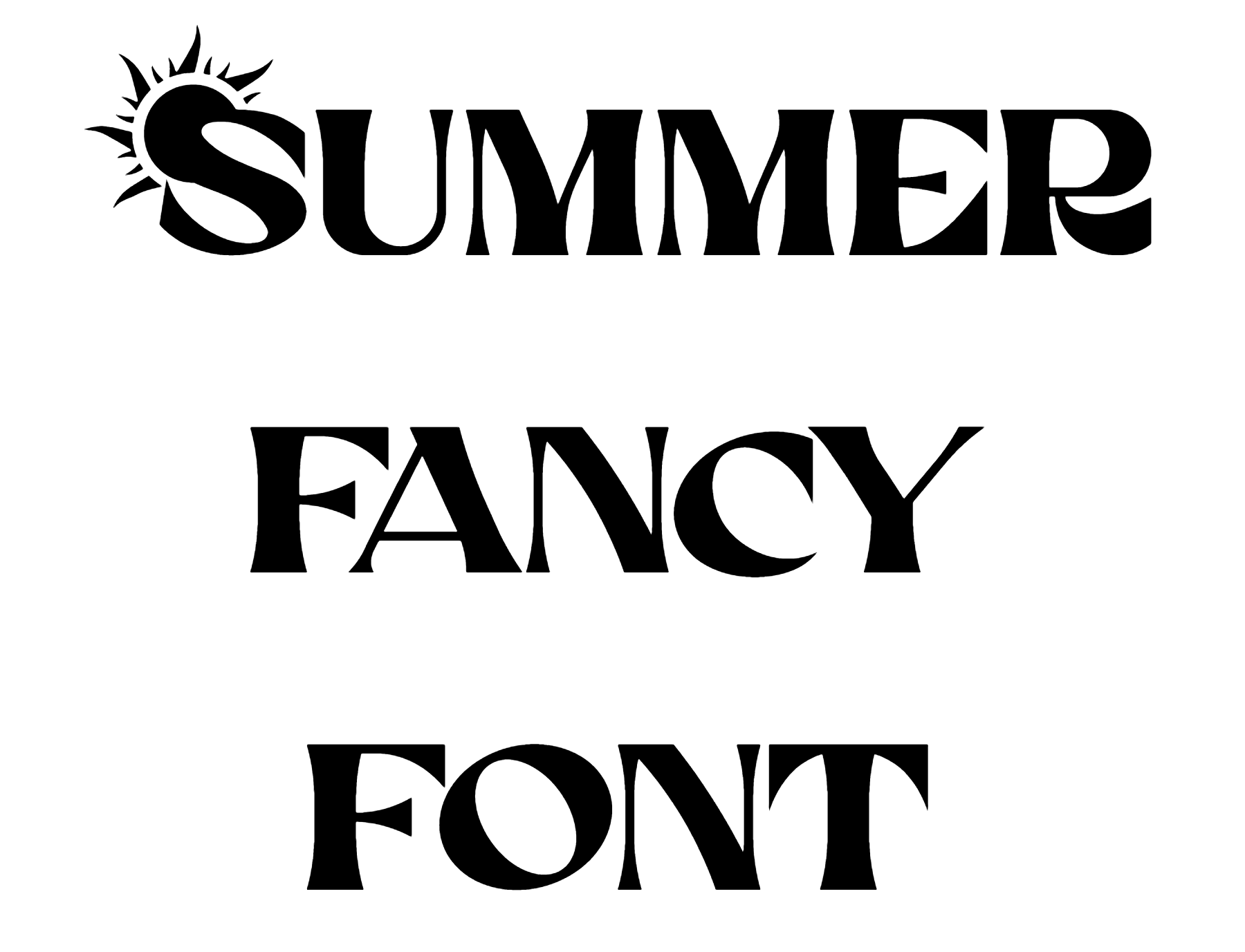 Summer Fancy Font Download
