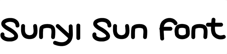 Sunyi Sun Font Download