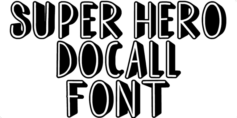 Super Hero Docall Font Download