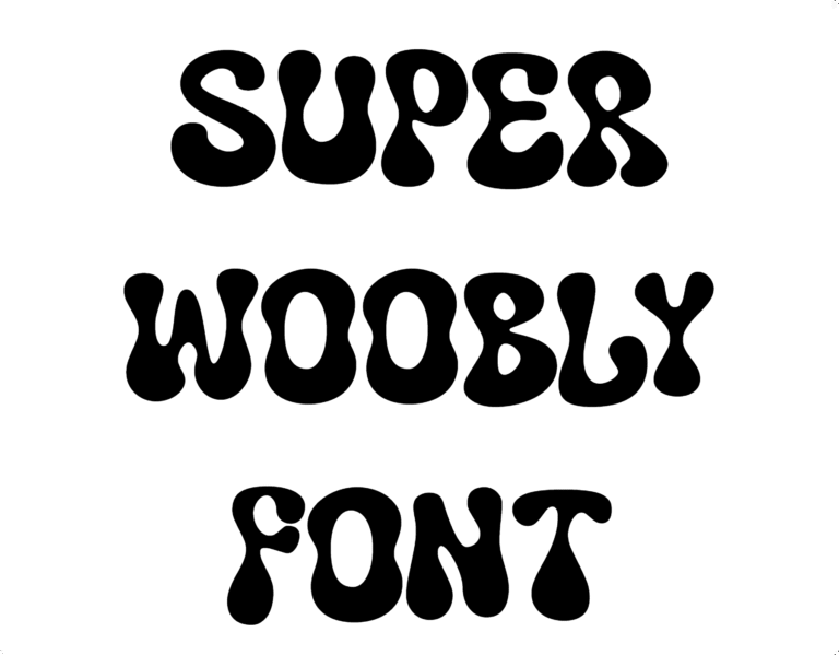 Super Woobly Font Download