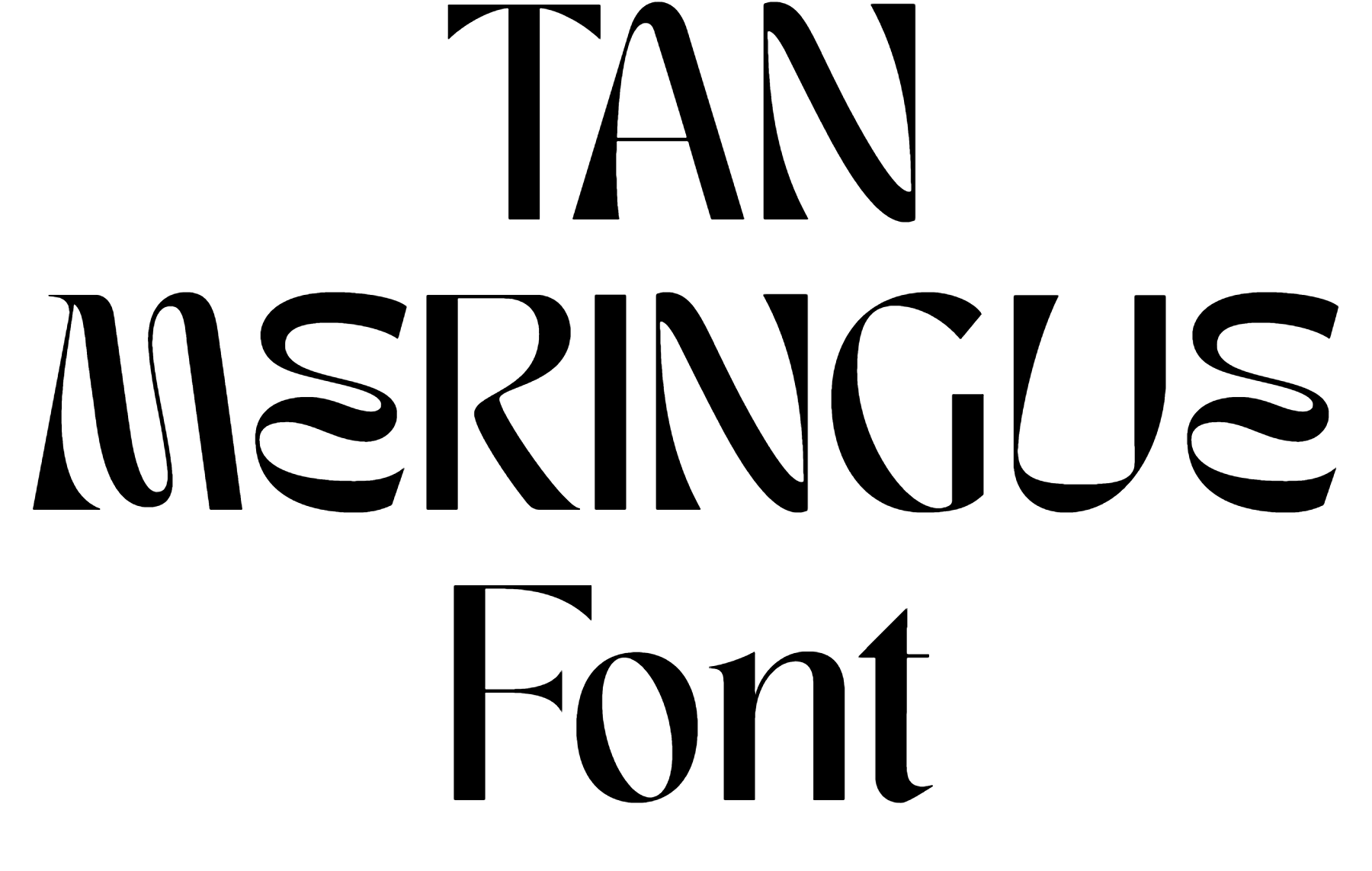 TAN MERINGUE Font Download