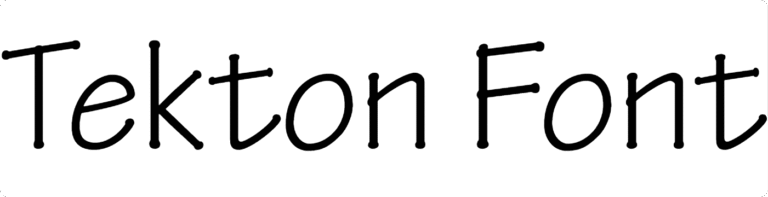 Tekton Font Download