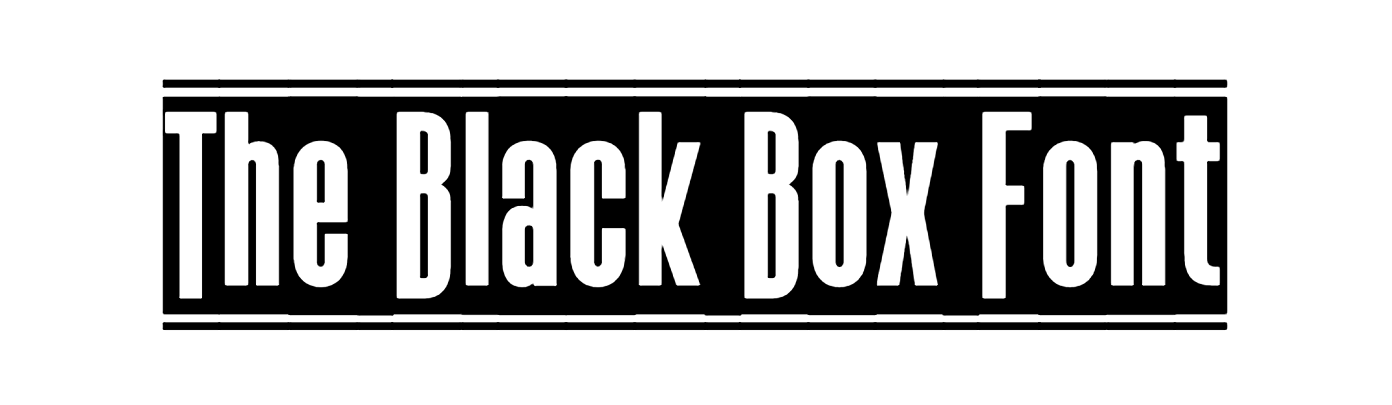 The Black Box Font Download
