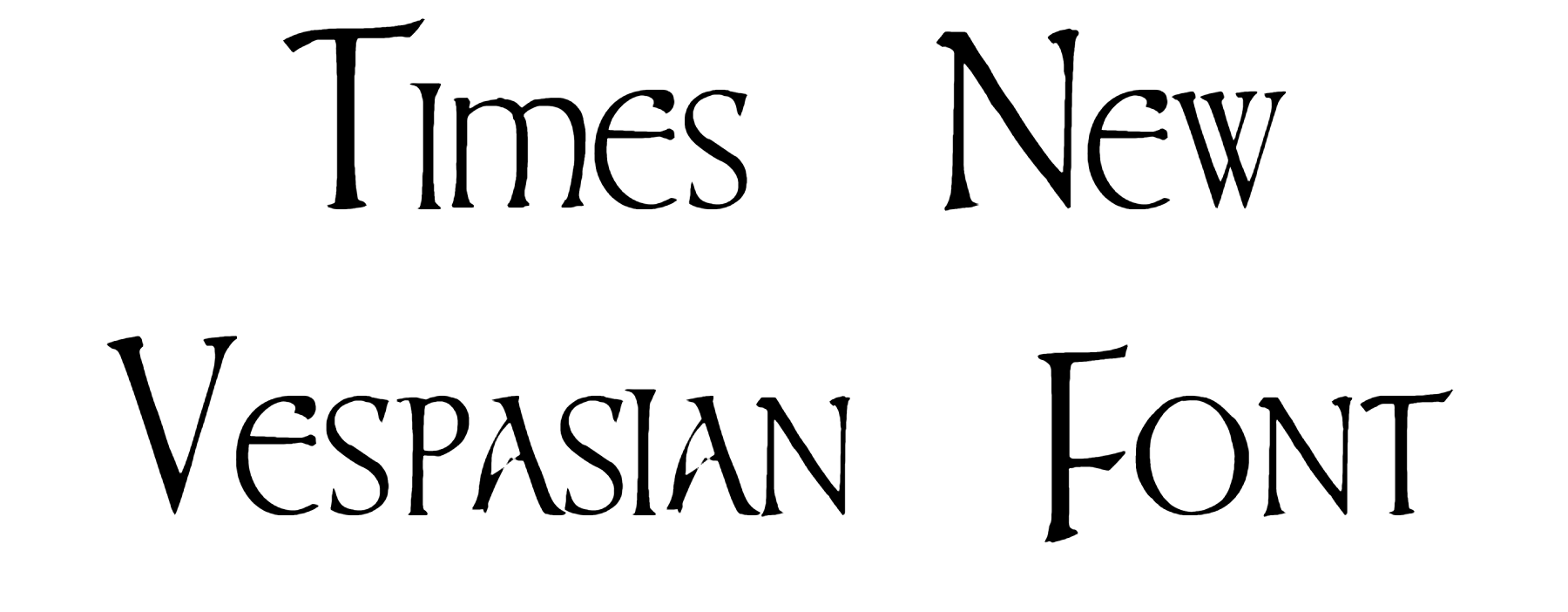Times New Vespasian Font Download
