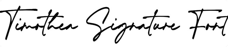 Timothea Signature Font Download