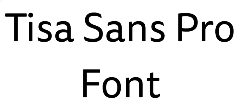 Tisa Sans Pro Font Download