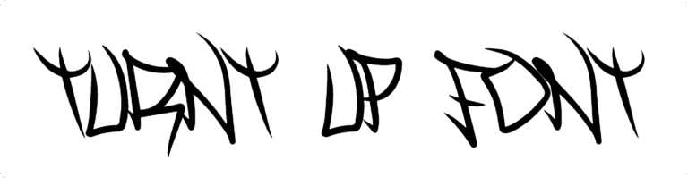 Turnt Up Font Download