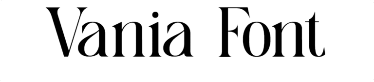 Vania Font Download