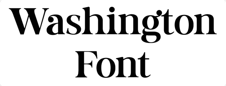 Washington Font Download