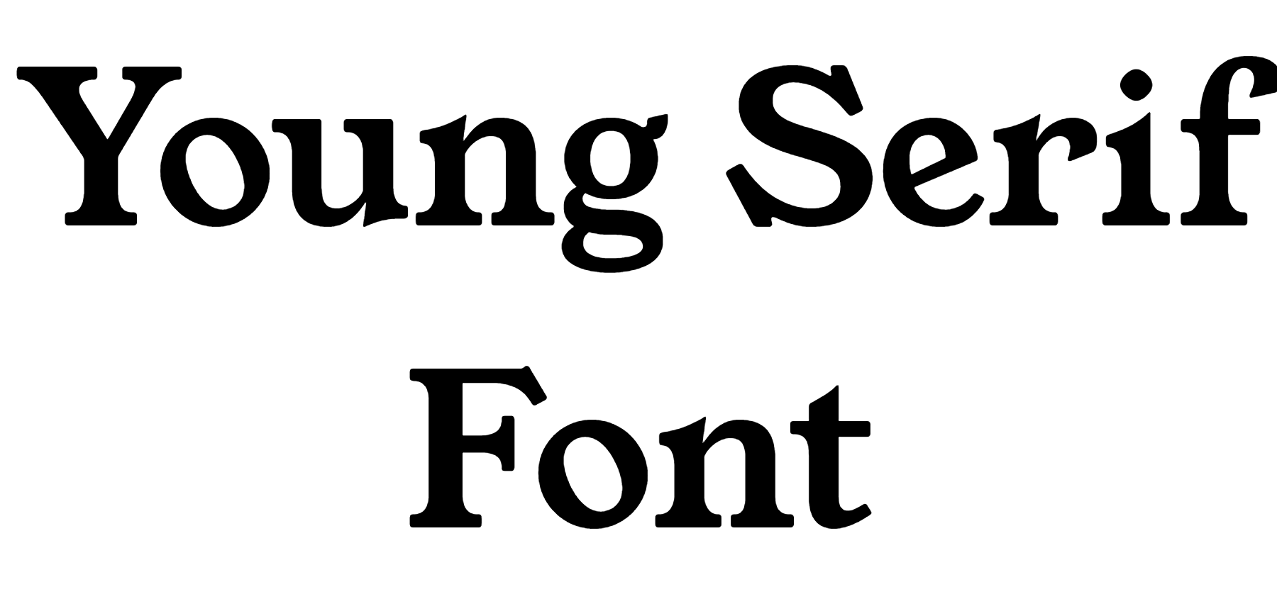 Young Serif Font free Download