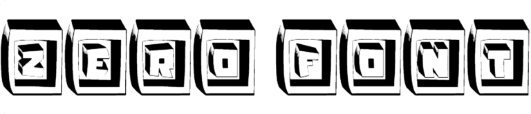 Zero Font Download