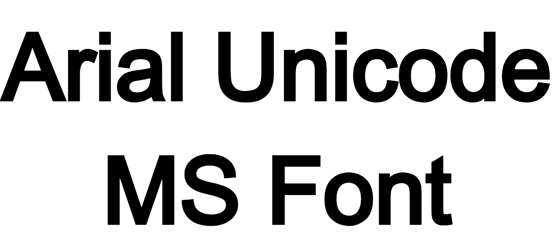 Arial Unicode MS Font Download