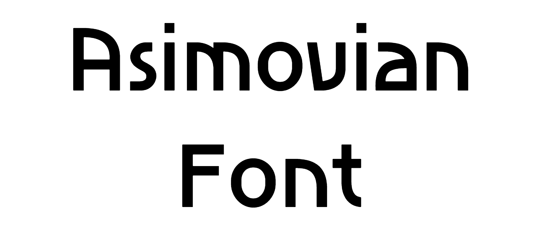 Asimovian Font Download