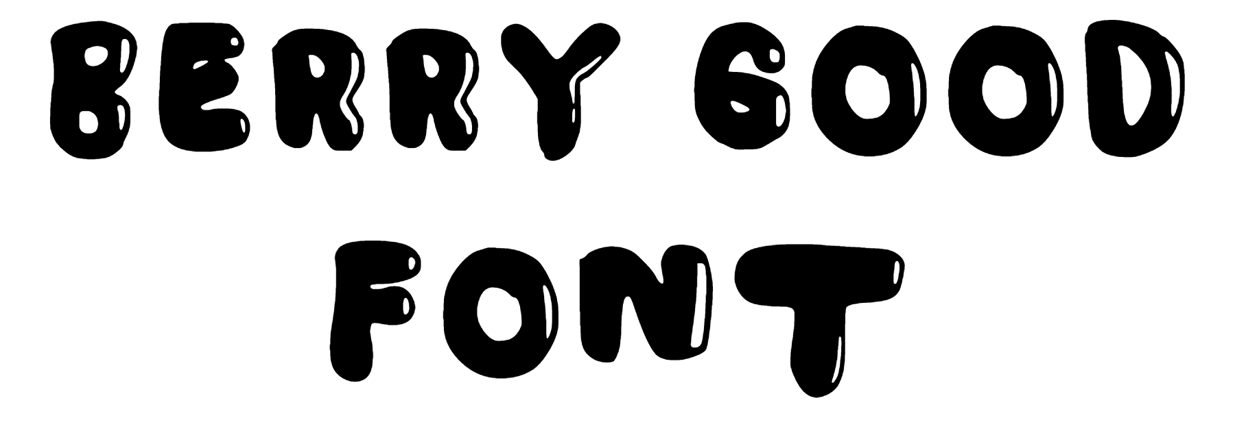 BERRY GOOD FONT Download