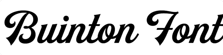 Buinton Font Download