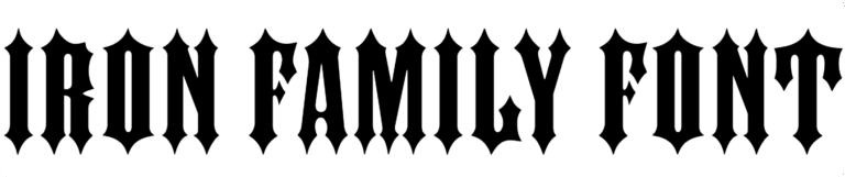 IRON FAMILY Font Download
