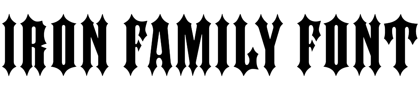 IRON FAMILY Font Download