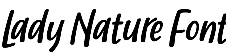 Lady Nature Font Download